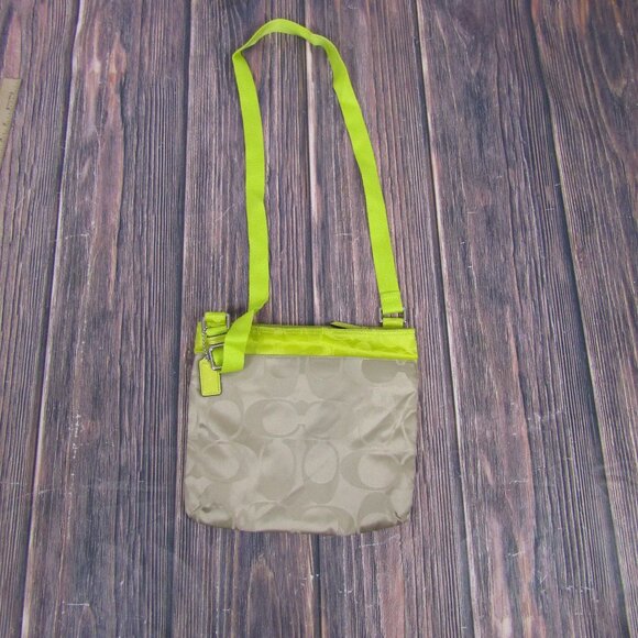 Coach NEW Yellow Messenger Crossbody Bag - Picture 5 of 5